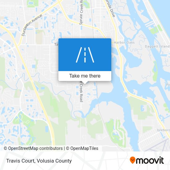 Mapa de Travis Court