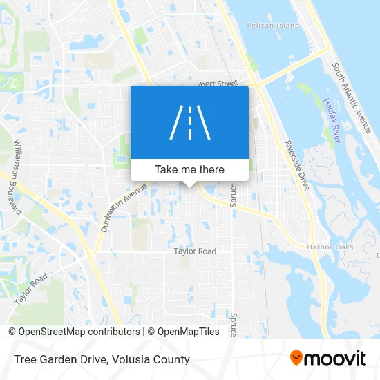 Tree Garden Drive map