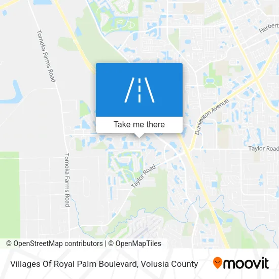 Villages Of Royal Palm Boulevard map