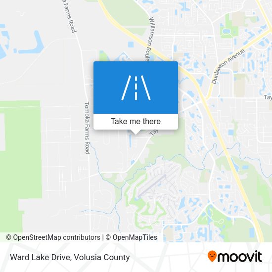 Ward Lake Drive map