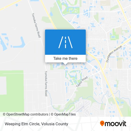 Weeping Elm Circle map