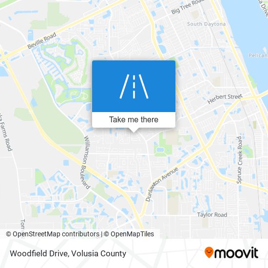 Woodfield Drive map