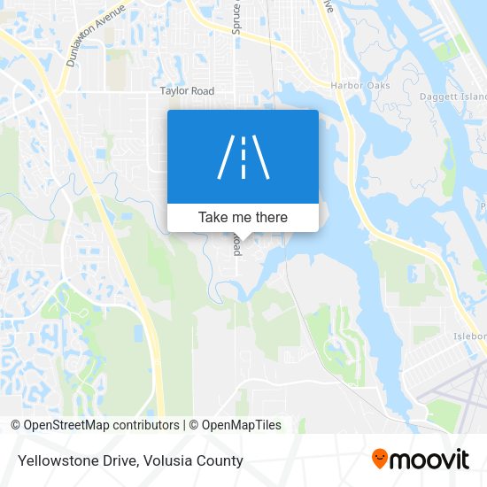 Yellowstone Drive map