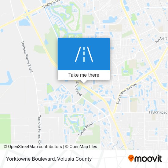 Mapa de Yorktowne Boulevard