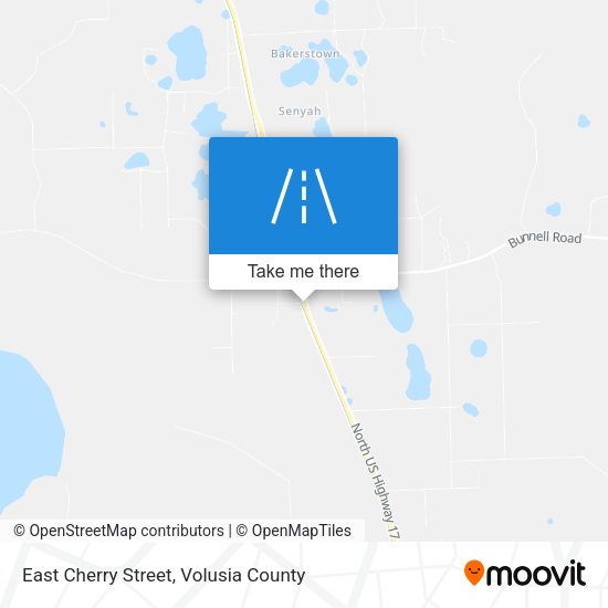 East Cherry Street map