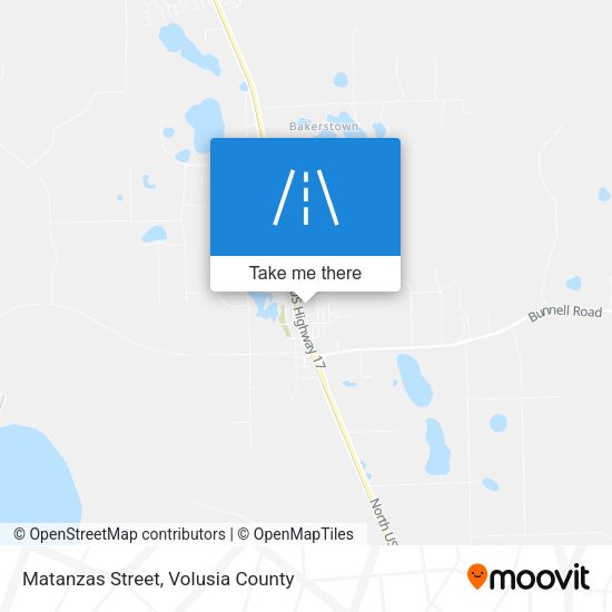 Matanzas Street map