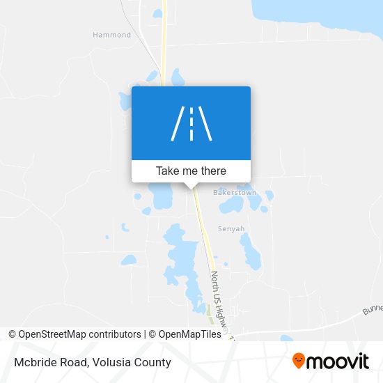 Mcbride Road map