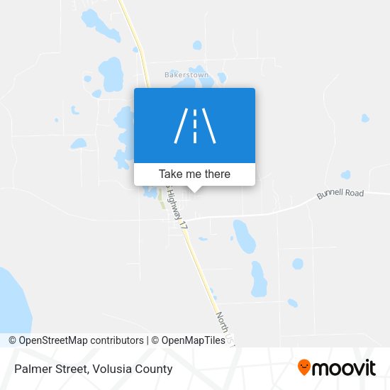 Palmer Street map