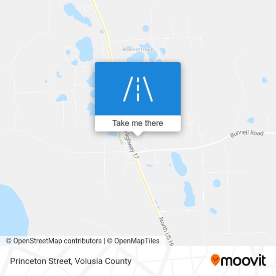 Princeton Street map