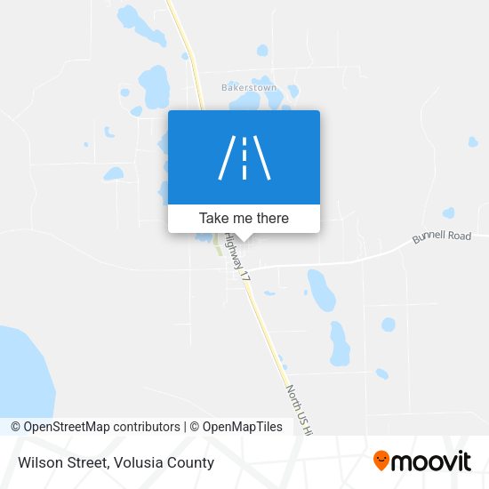 Wilson Street map