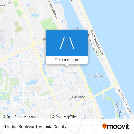 Florida Boulevard map