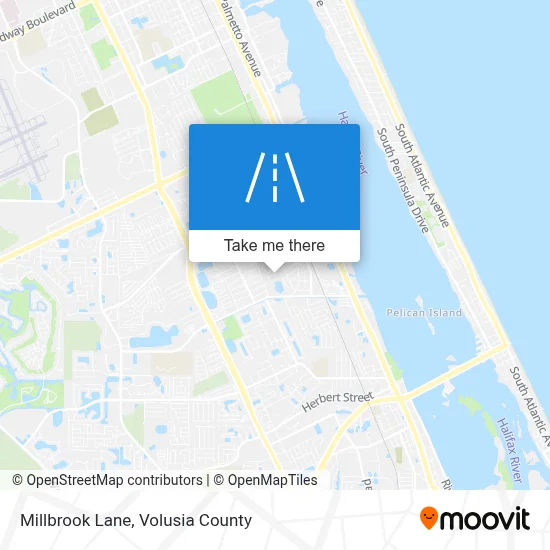 Millbrook Lane map