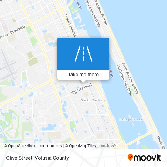 Olive Street map