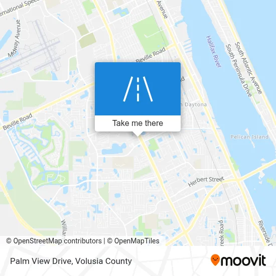 Palm View Drive map