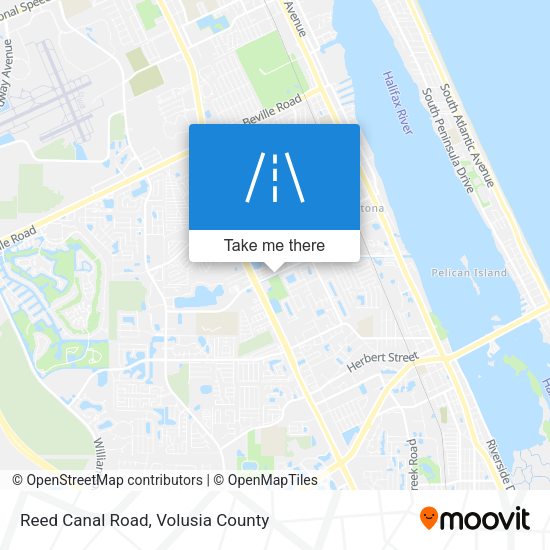 Reed Canal Road map