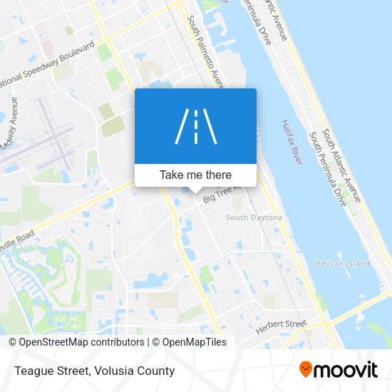 Teague Street map