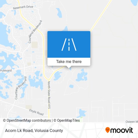 Acorn Lk Road map