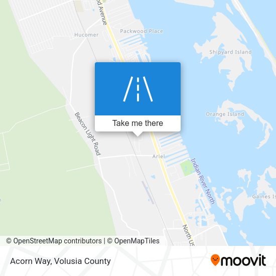 Mapa de Acorn Way