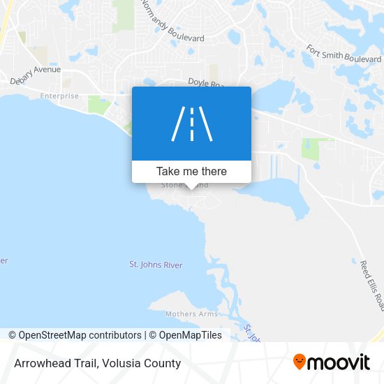 Arrowhead Trail map