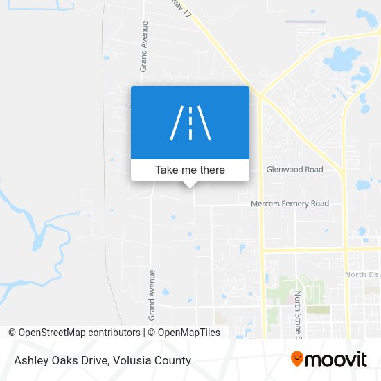 Mapa de Ashley Oaks Drive
