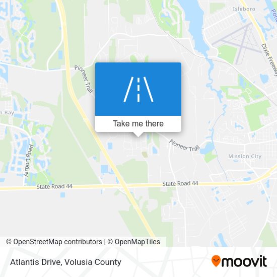 Atlantis Drive map