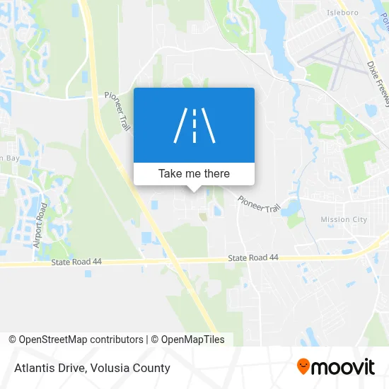 Atlantis Drive map
