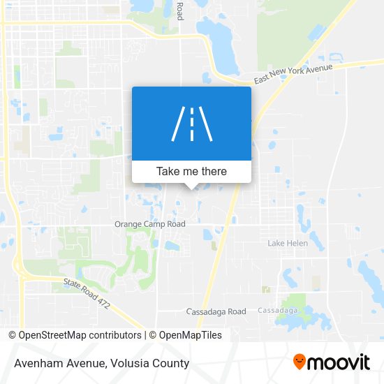 Avenham Avenue map