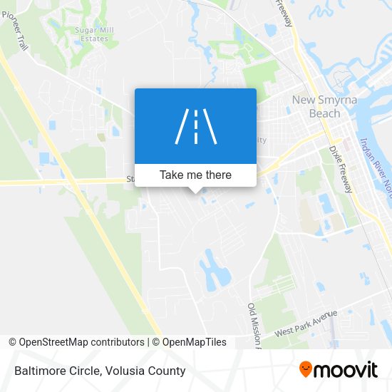 Baltimore Circle map