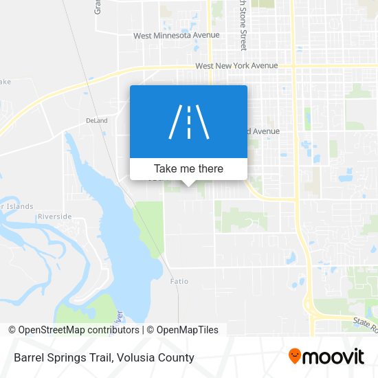 Barrel Springs Trail map