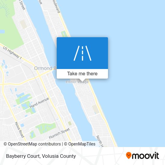Bayberry Court map