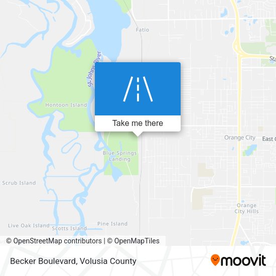 Becker Boulevard map