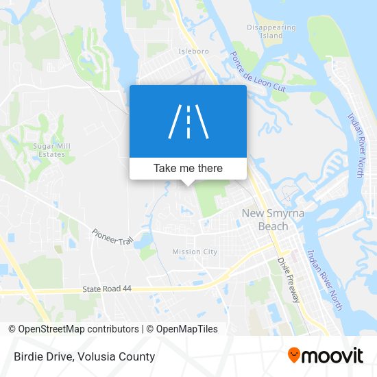 Birdie Drive map