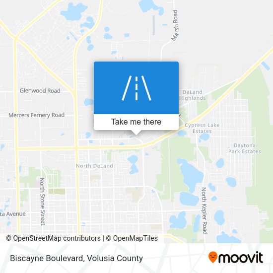 Mapa de Biscayne Boulevard