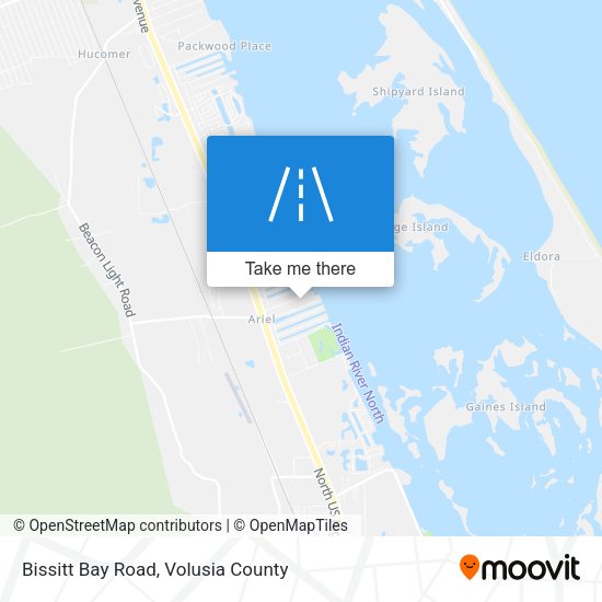 Bissitt Bay Road map