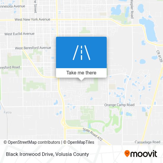 Black Ironwood Drive map