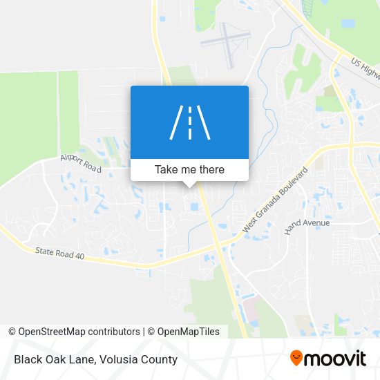 Mapa de Black Oak Lane
