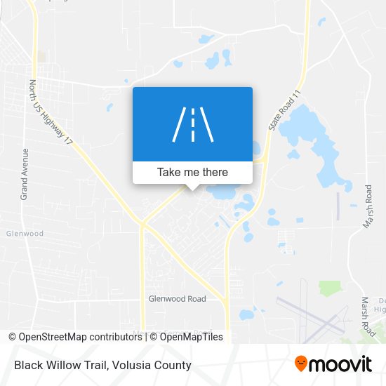 Black Willow Trail map