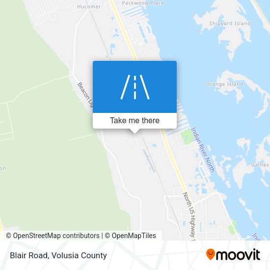 Mapa de Blair Road