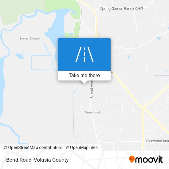 Mapa de Bond Road