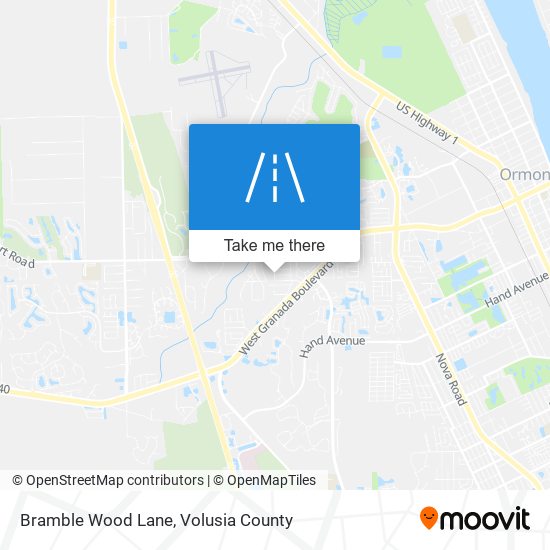 Mapa de Bramble Wood Lane