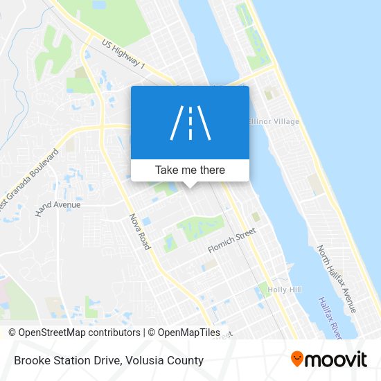 Brooke Station Drive map