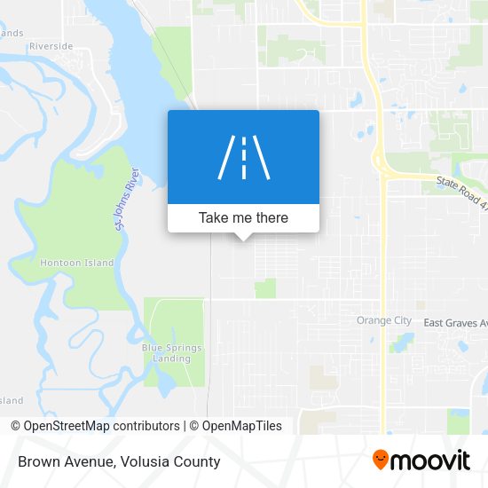 Brown Avenue map