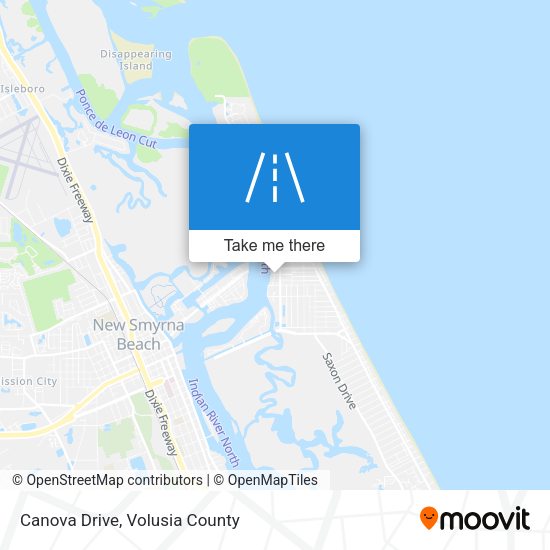 Canova Drive map