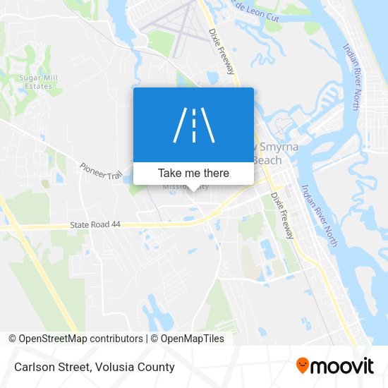 Carlson Street map