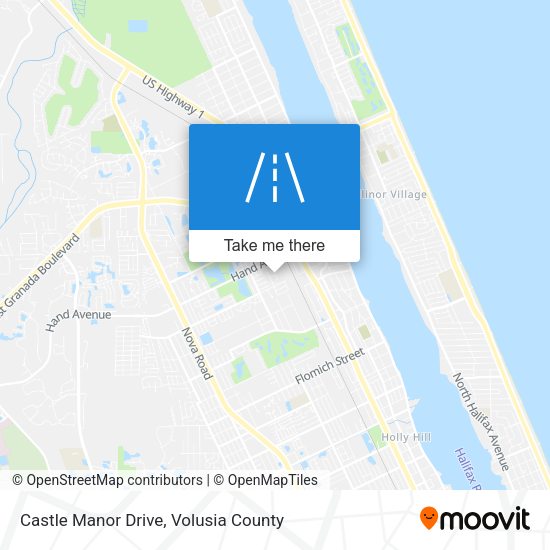 Castle Manor Drive map