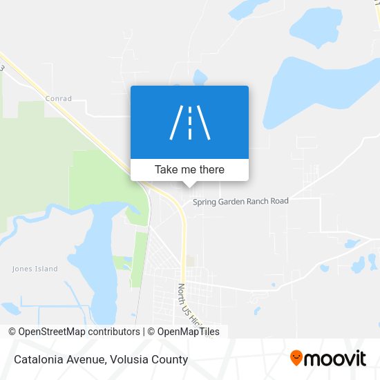 Catalonia Avenue map