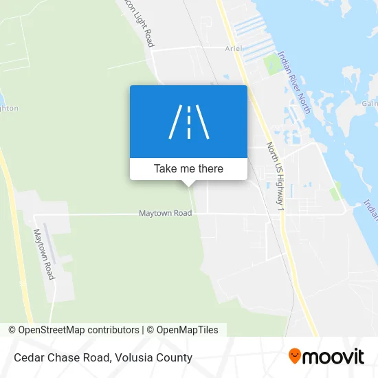 Cedar Chase Road map