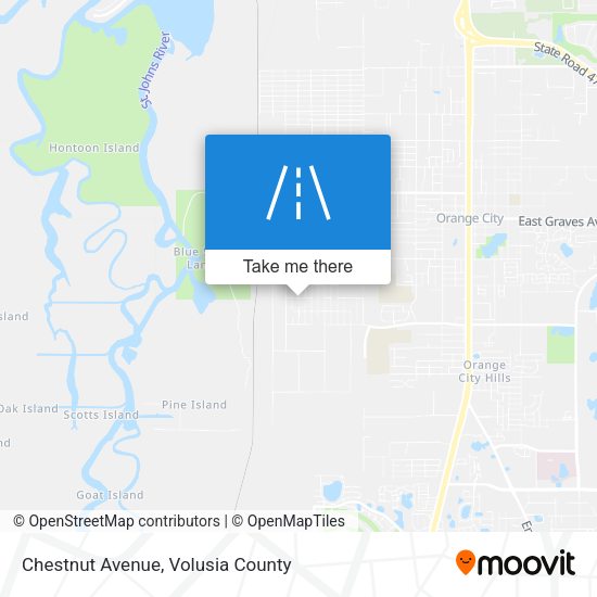 Chestnut Avenue map