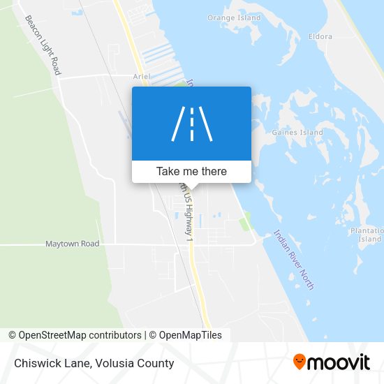 Chiswick Lane map