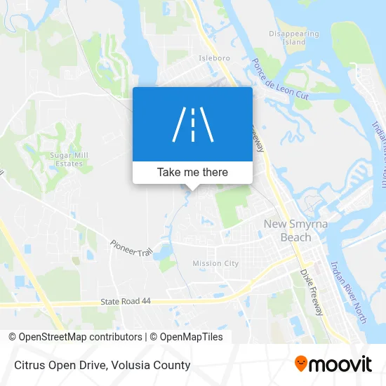 Citrus Open Drive map